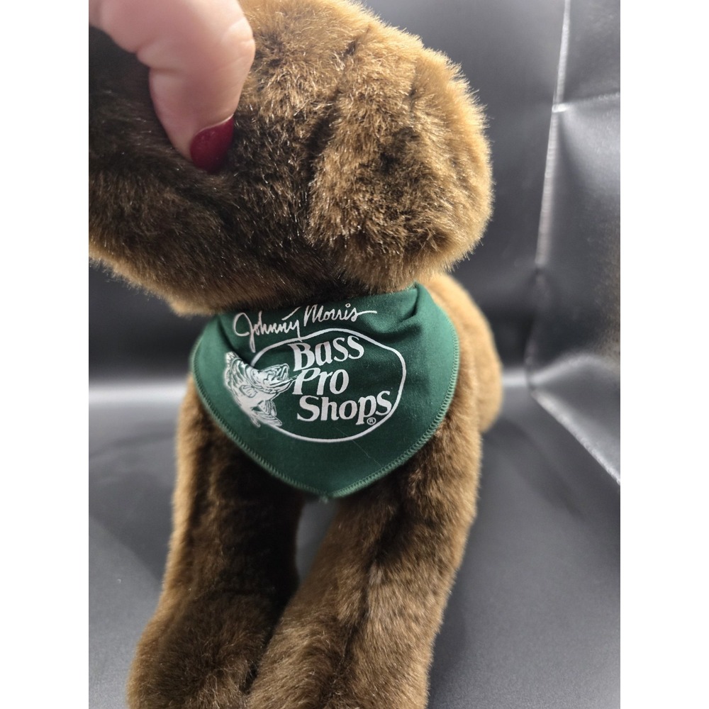 Chocolate Labrador Retriever Puppy Dog Plush Stuffed Animal Bass Pro Shop - Picture 2 of 6